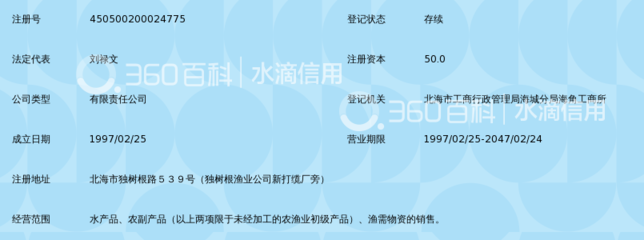 北海市文海贸易有限责任公司_360百科